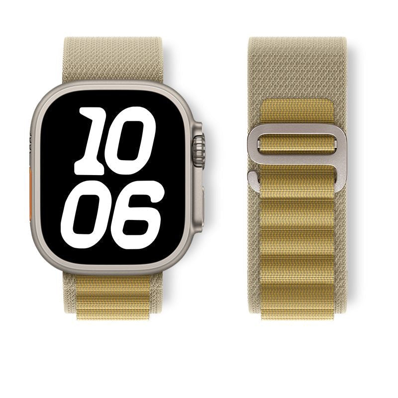 Stretch Alpine Loop Band for Apple Watch – Nylon D-Hook Strap