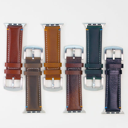 Leather Band for Apple Watch | Dual-Layer Nubuck Comfort
