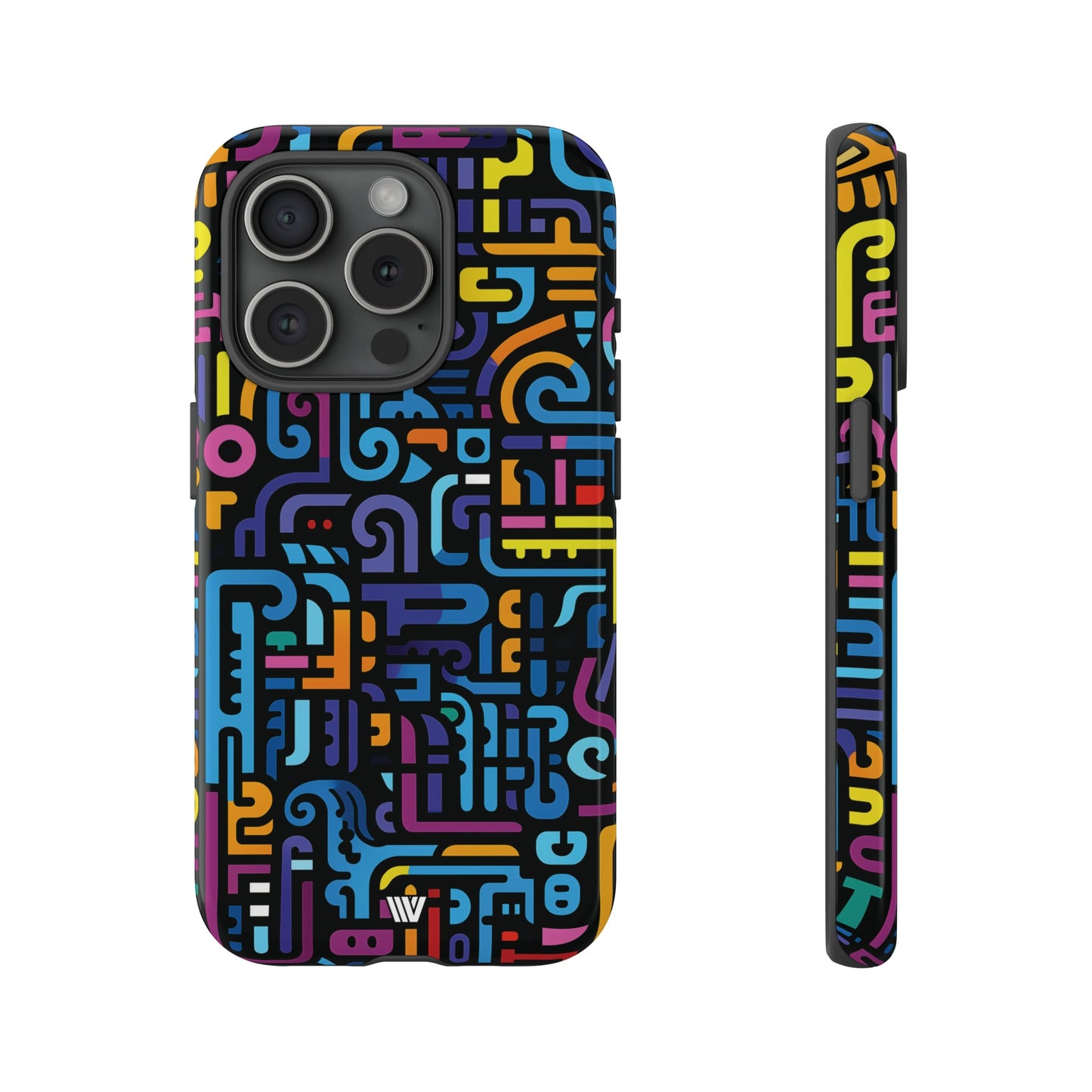 NEON GLYPHS | Tough Phone Case