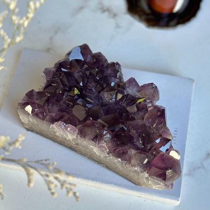 Large amethyst cluster, anniversary wedding gift, AA quality amethyst