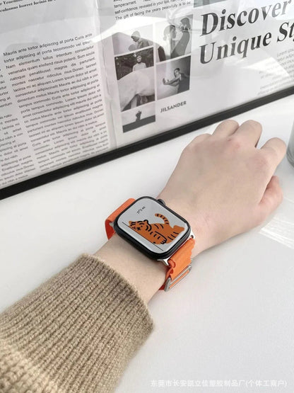 Stretch Alpine Loop Band for Apple Watch – Nylon D-Hook Strap