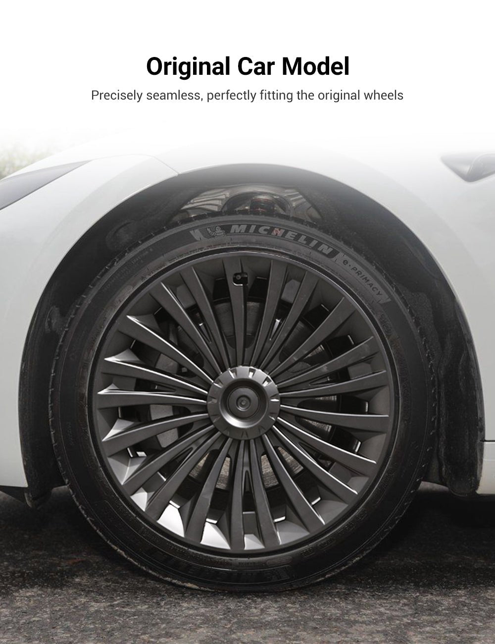 TESERY 19″ Riku Wheel Covers for Tesla Model Y