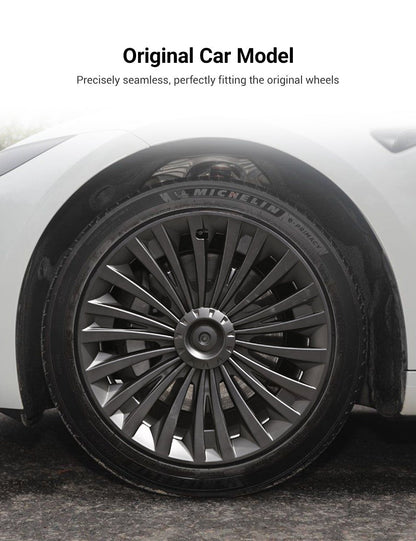 TESERY 19″ Riku Wheel Covers for Tesla Model Y
