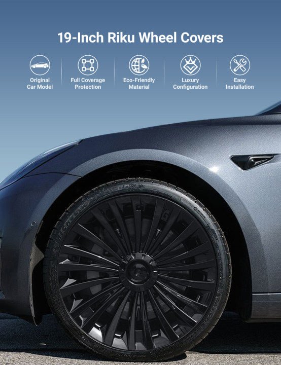 TESERY 19″ Riku Wheel Covers for Tesla Model Y