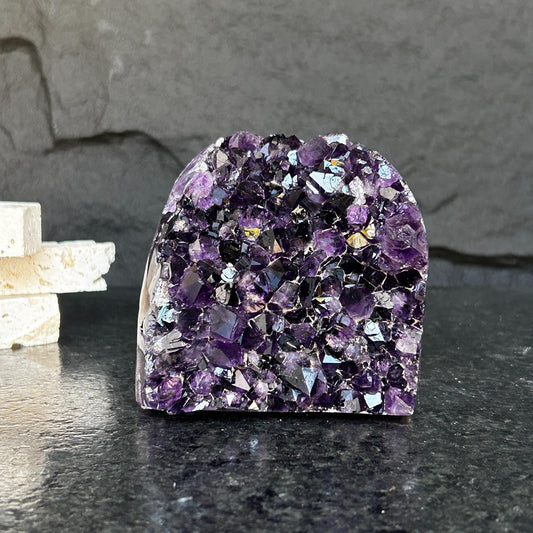 Amethyst Cave Geode with Agate formations, Huge Crystal Cluster for Collectors