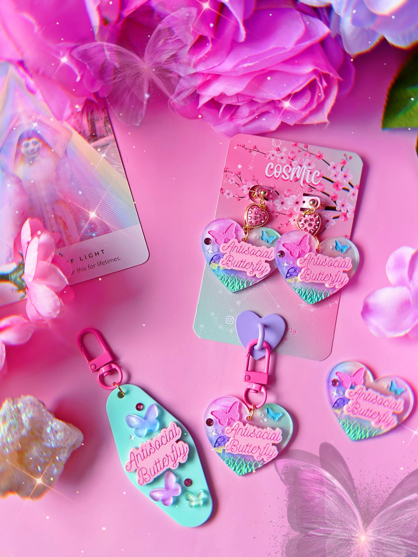 Anti Social Butterfly Earrings