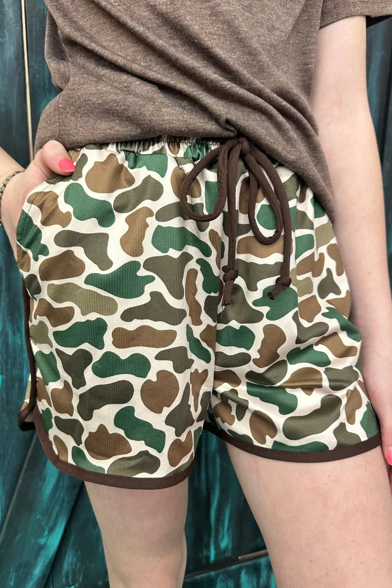 *KIDS Camo Stand Down Shorts