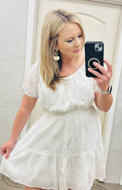 White Magnolia Dress