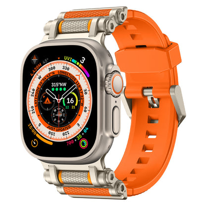 Tactical Destiny Gear Rotating Silicone Band For Apple Watch