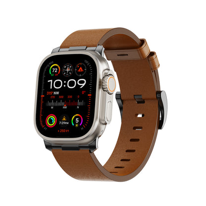 Horween Heritage Leather Band for Apple Watch | 26mm Wide, Ultra/Series 10 Compatible