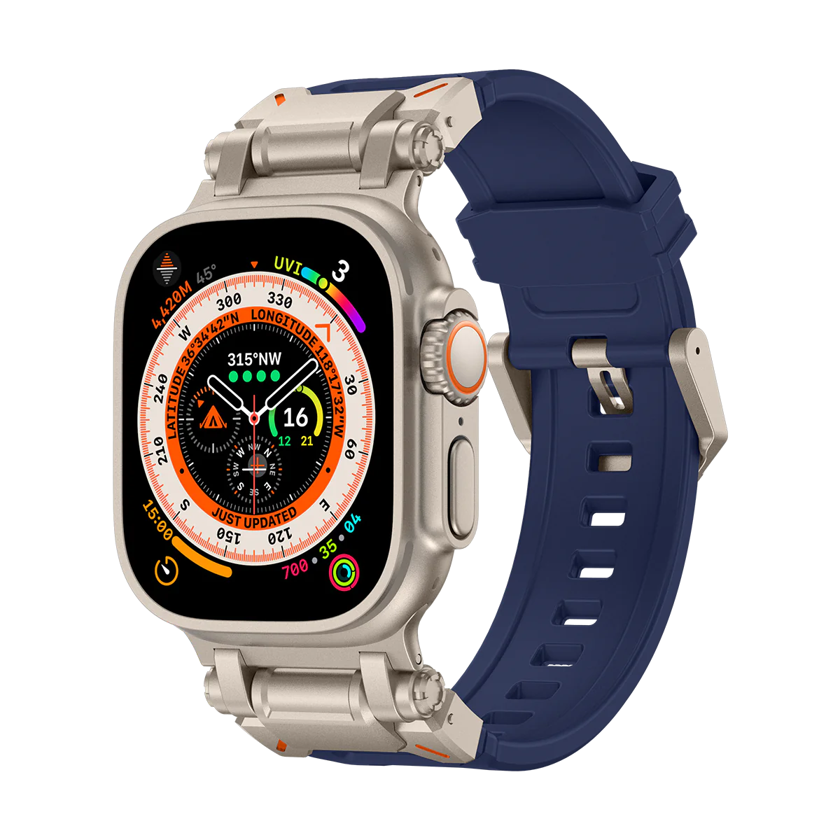 Explorer Silicone Band For Apple Watch