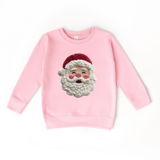 Faux Yarn Santa Claus Sweatshirt