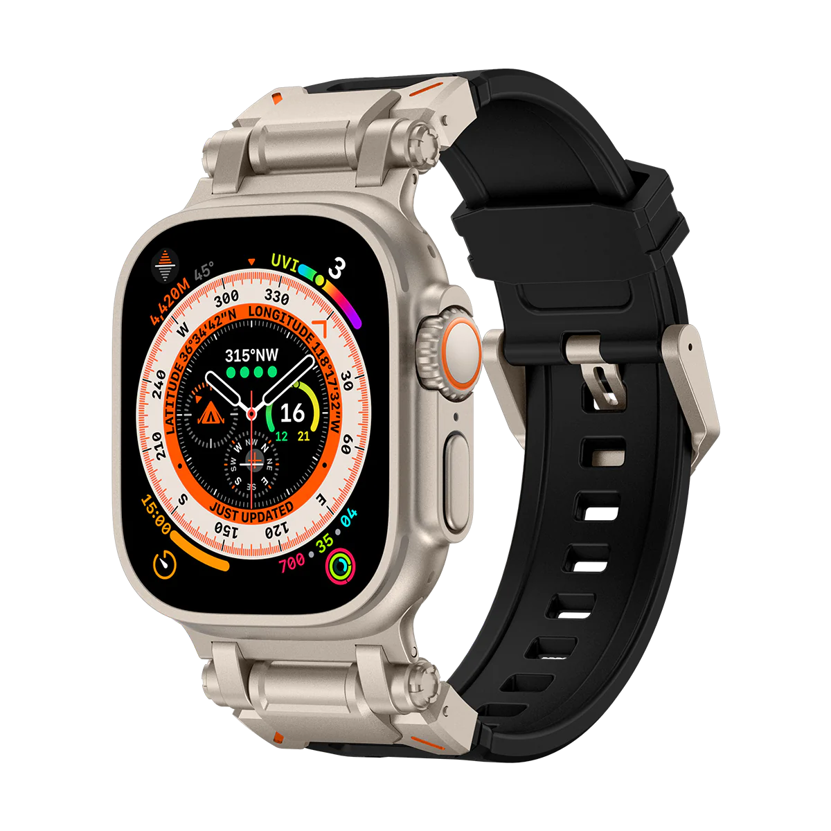 Explorer Silicone Band For Apple Watch