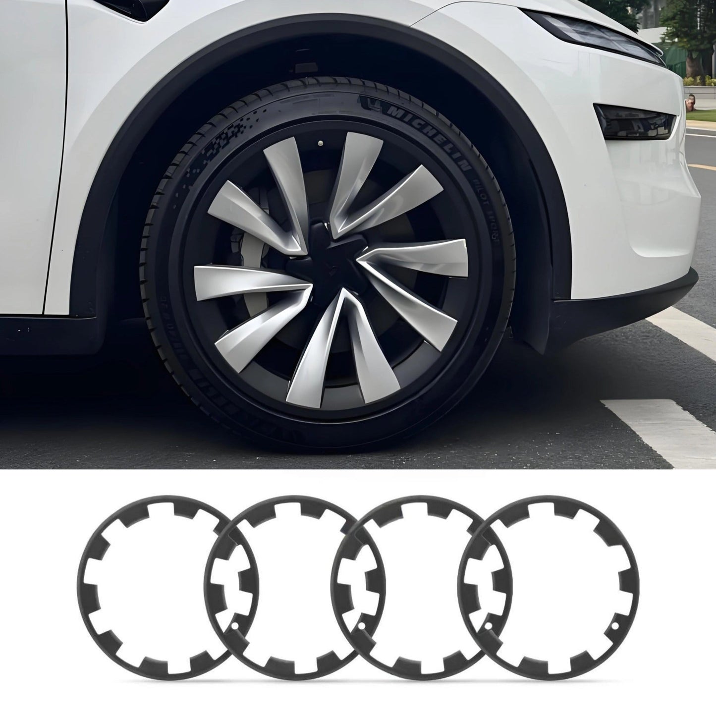 20″ Wheel Rim Protectors for Tesla Model Y Juniper (4PCS)