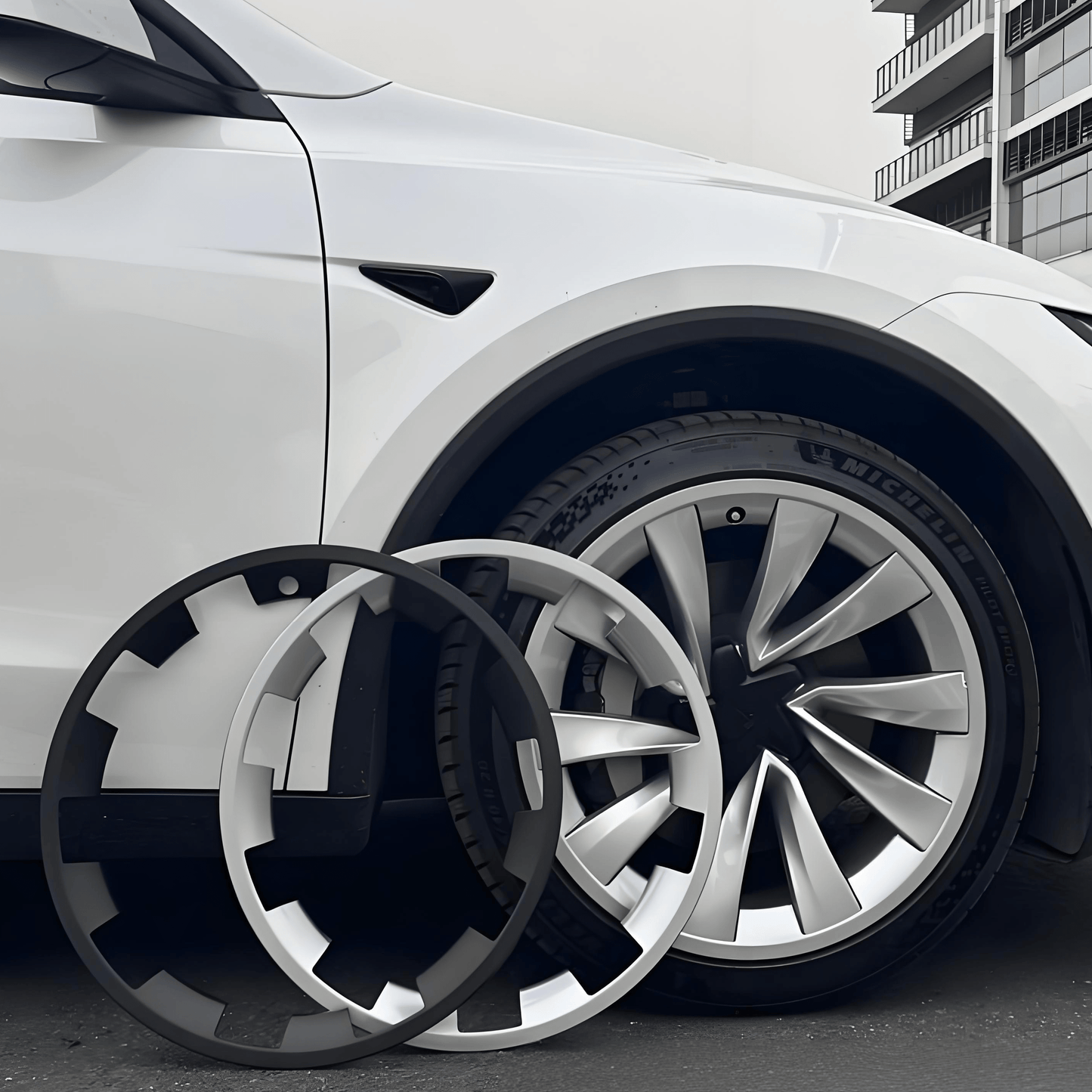 20″ Wheel Rim Protectors for Tesla Model Y Juniper (4PCS)