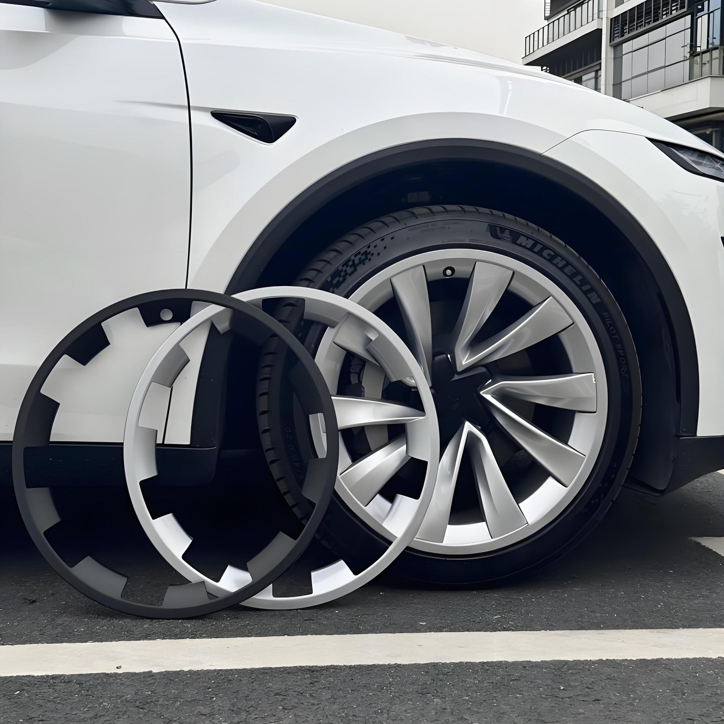 20″ Wheel Rim Protectors for Tesla Model Y Juniper (4PCS)