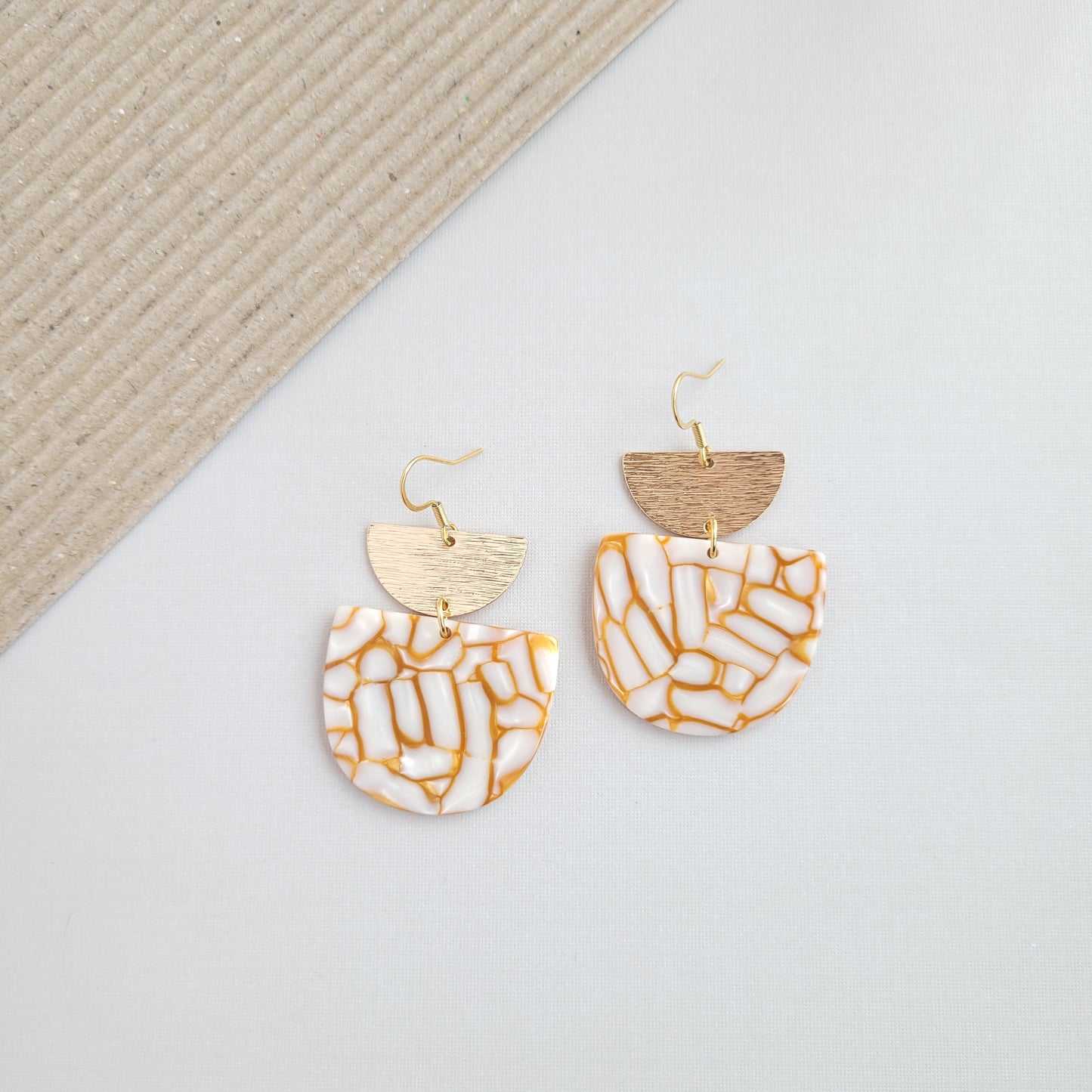 Harper Earrings - Pumpkin Spice