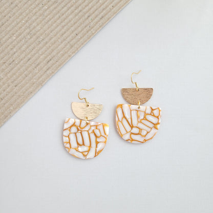 Harper Earrings - Pumpkin Spice
