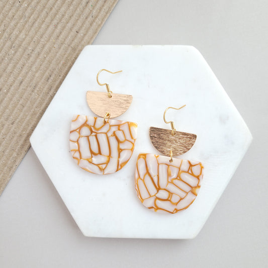 Harper Earrings - Pumpkin Spice