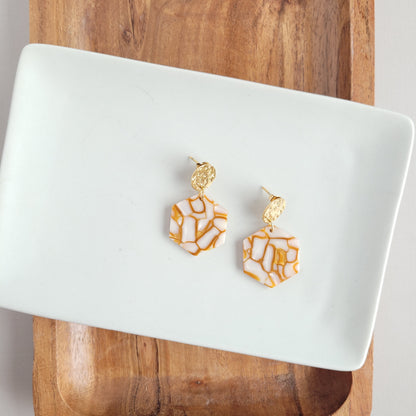 Roxy Earrings - Pumpkin Spice