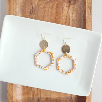 Lennox Earrings - Pumpkin Spice