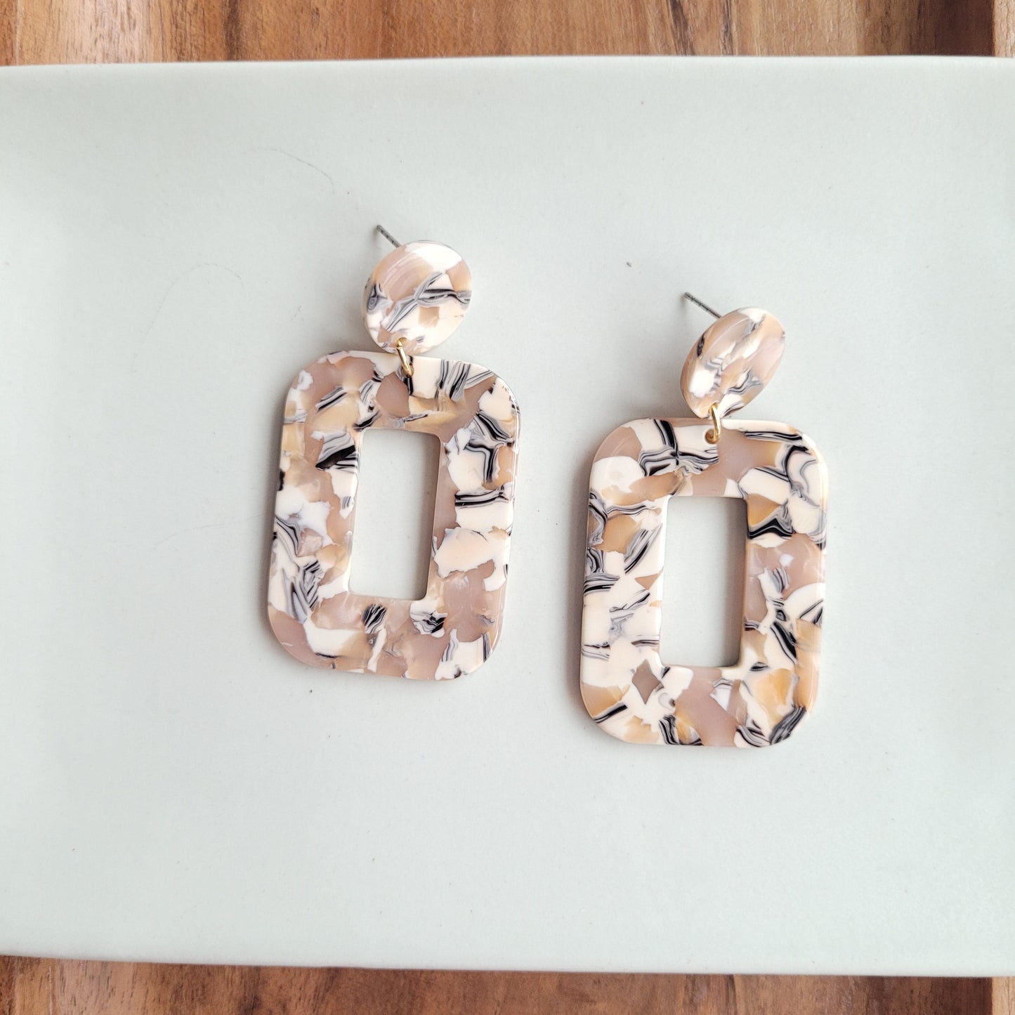 Margot Earrings - Sandstone