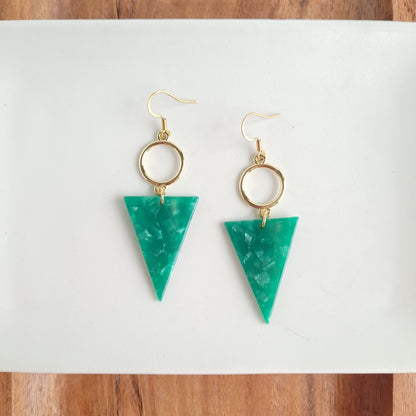 Olivia Earrings - Green