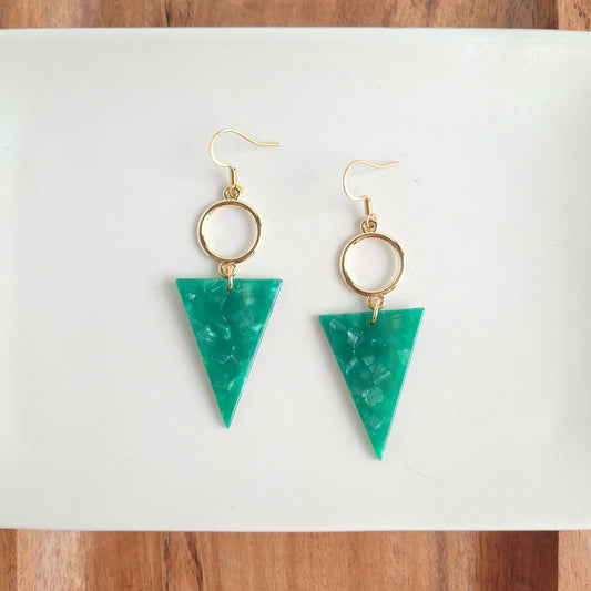 Olivia Earrings - Green