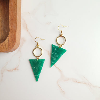Olivia Earrings - Green