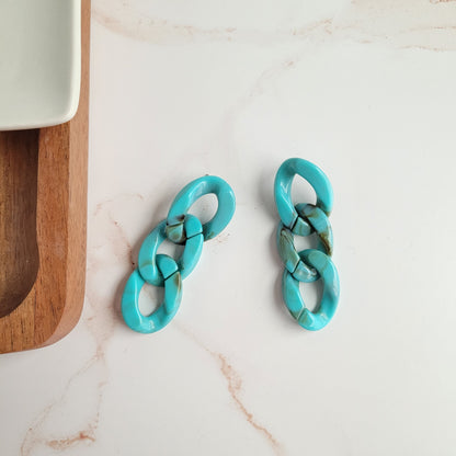 Brooklyn Earrings - Turquoise