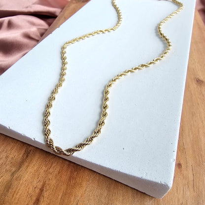 Luxe Gold Rope Chain - 20"