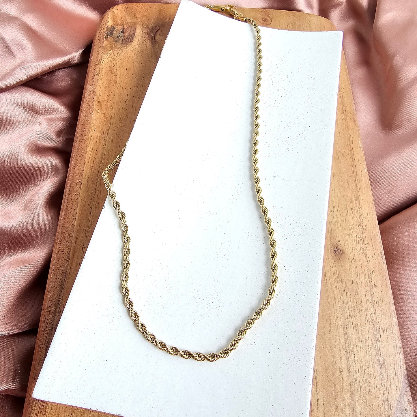Luxe Gold Rope Chain - 20"