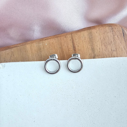 Luxe Silver Oriana Studs - Small