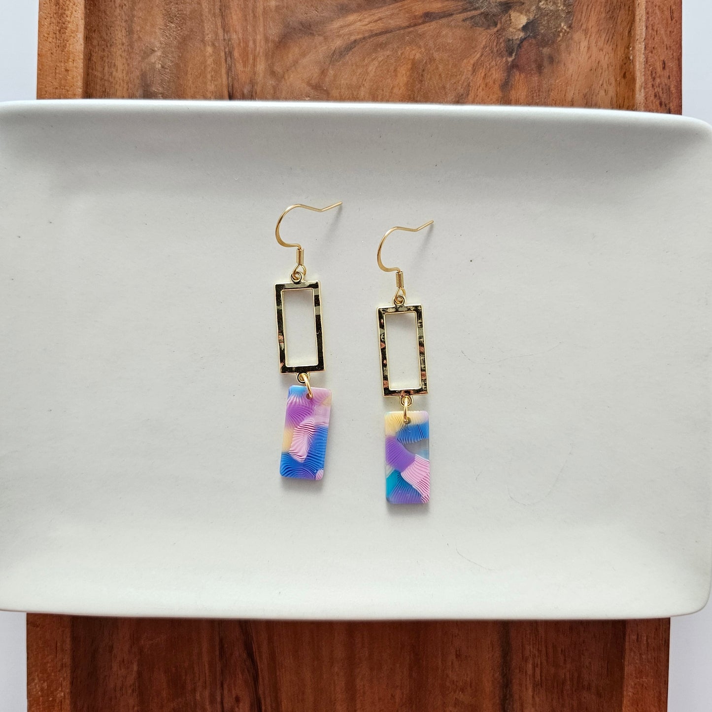 Raya Earrings - Watercolor