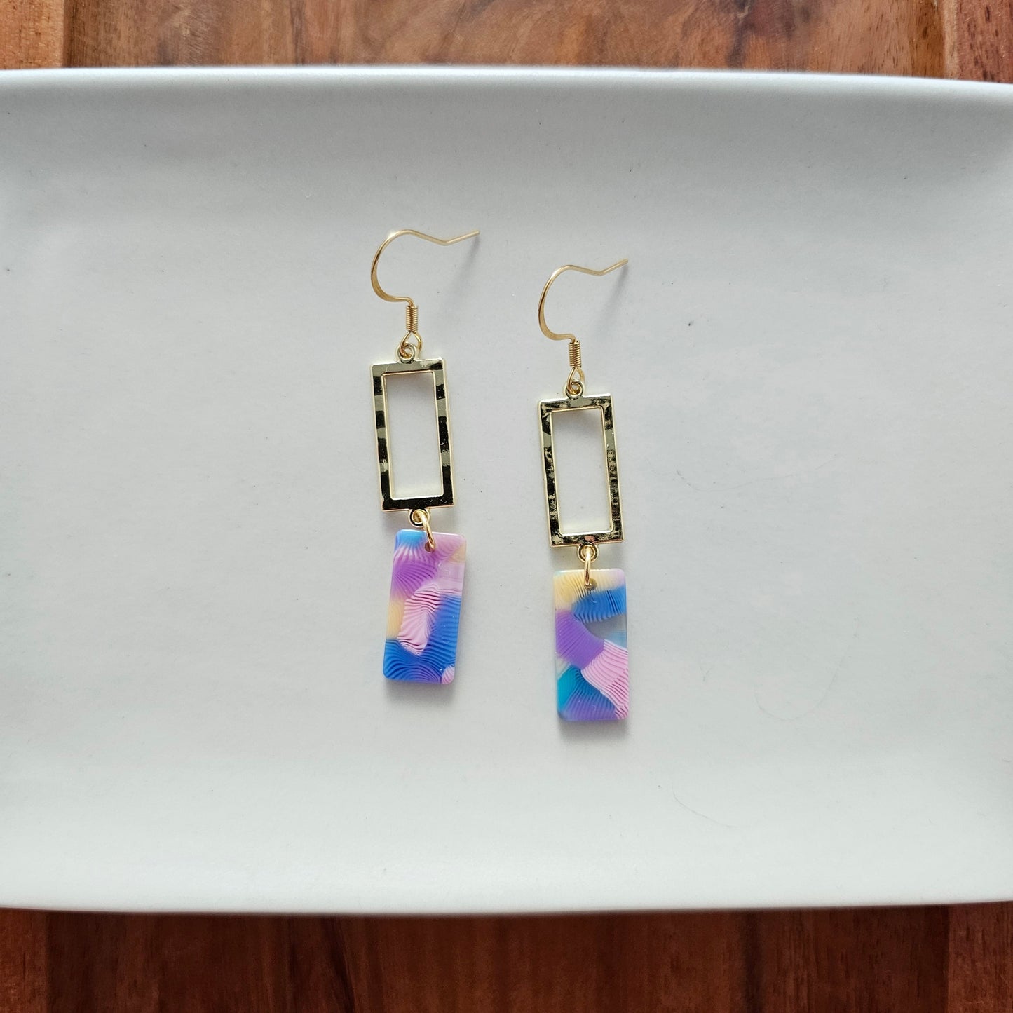 Raya Earrings - Watercolor