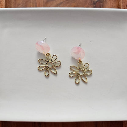 Lily Earrings - Iridescent Pastel