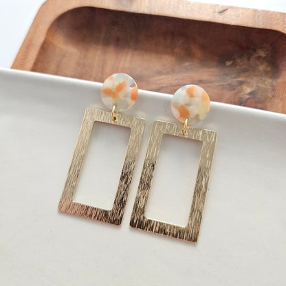 Rebecca Earrings - Orange Dream