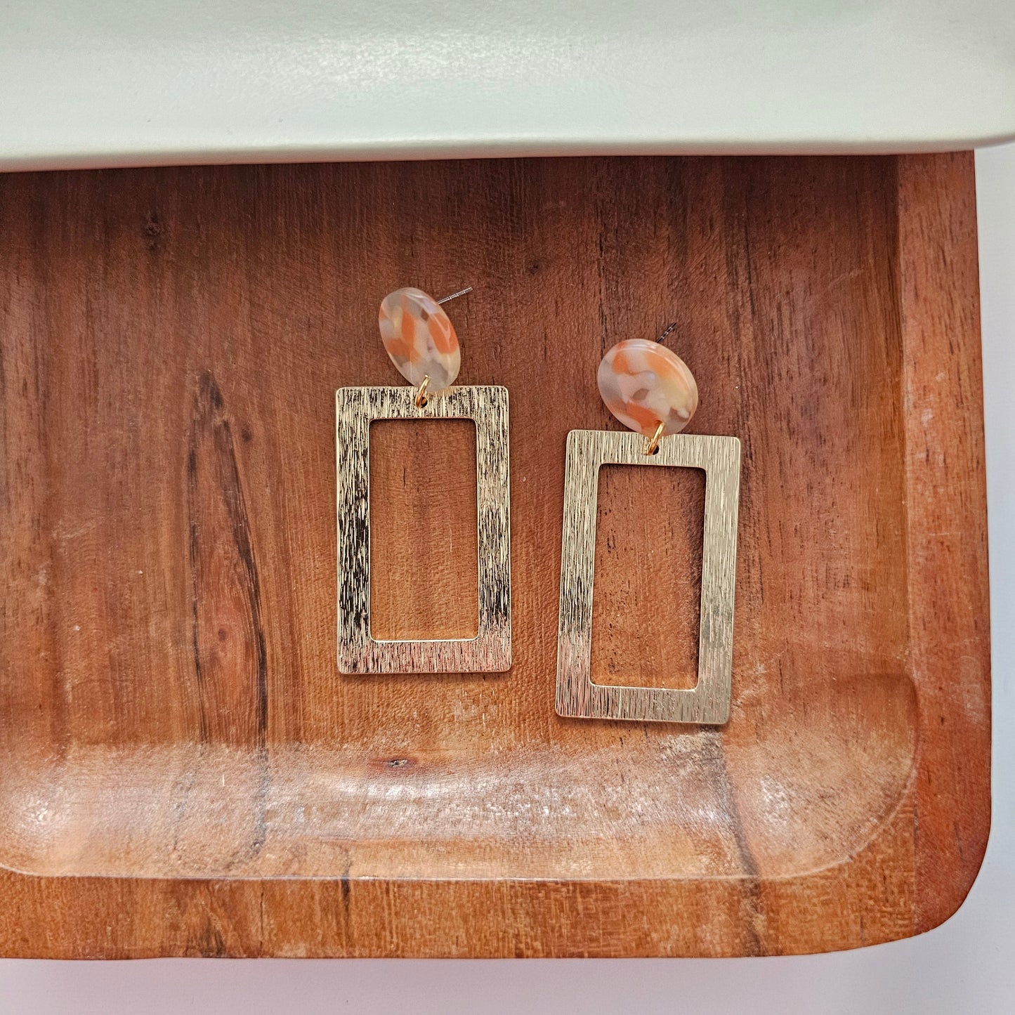 Rebecca Earrings - Orange Dream