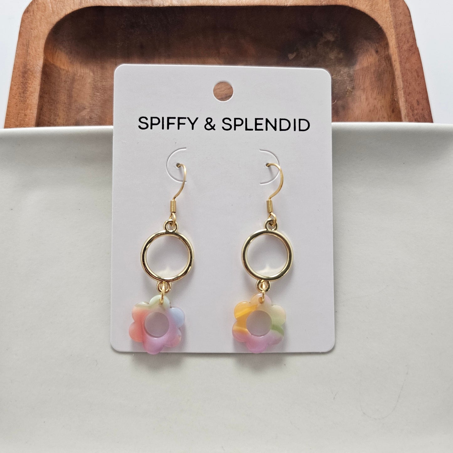 Poppy Earrings - Rainbow Delight Surprise