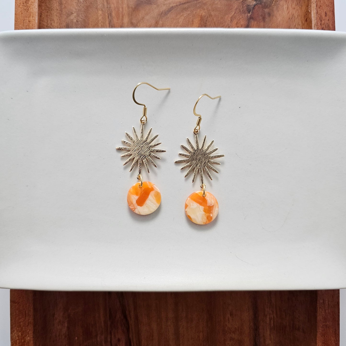 Solana Earrings - Orange