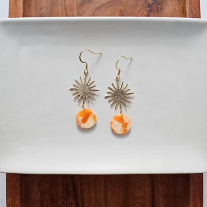 Solana Earrings - Orange