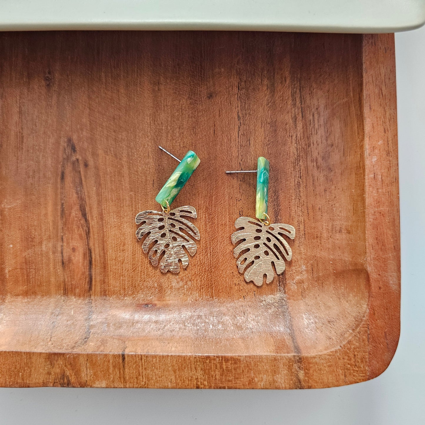 Mini Belize Earrings - Green