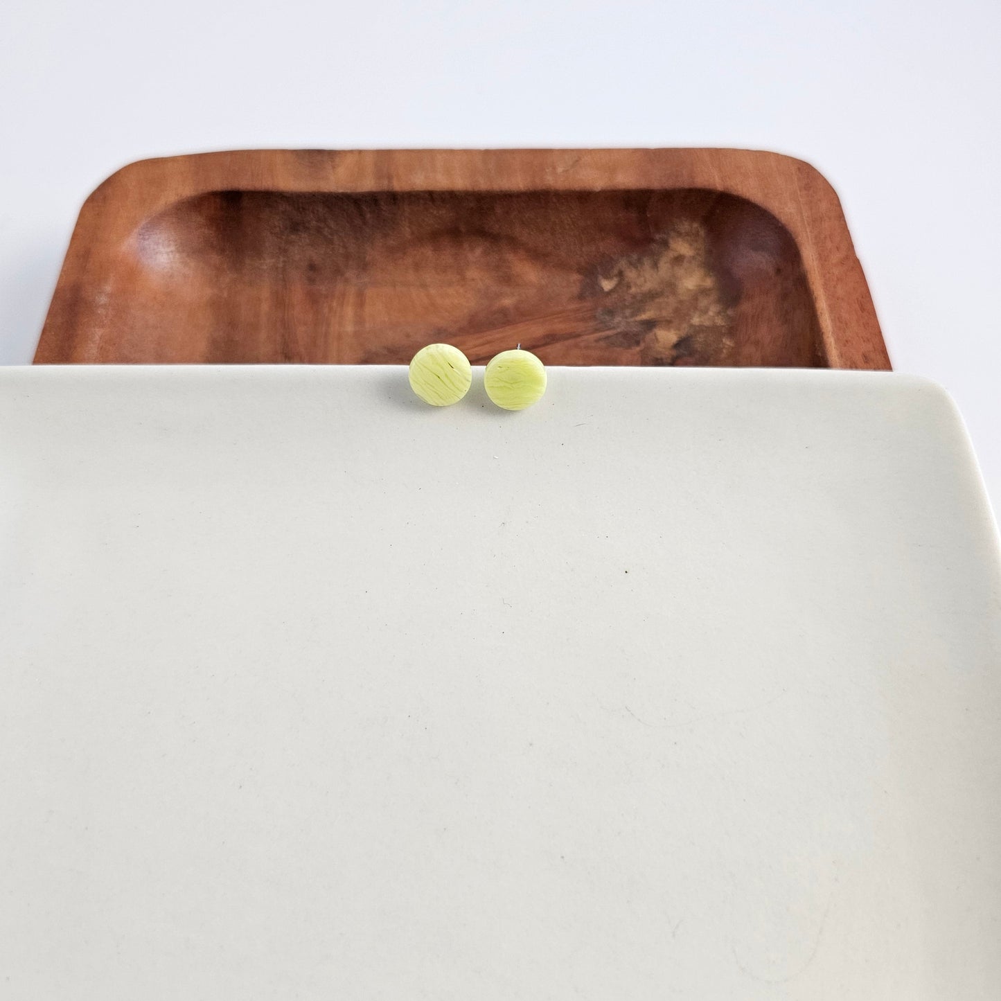 Kate Studs - Lime Green