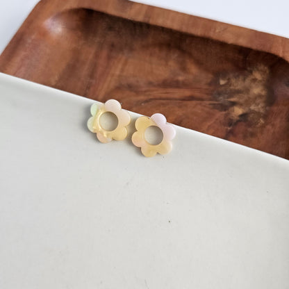 Flower Studs - Pastel