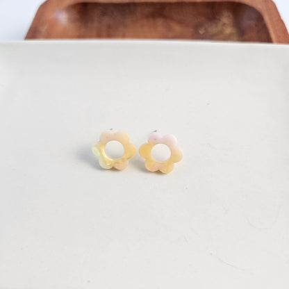 Flower Studs - Pastel