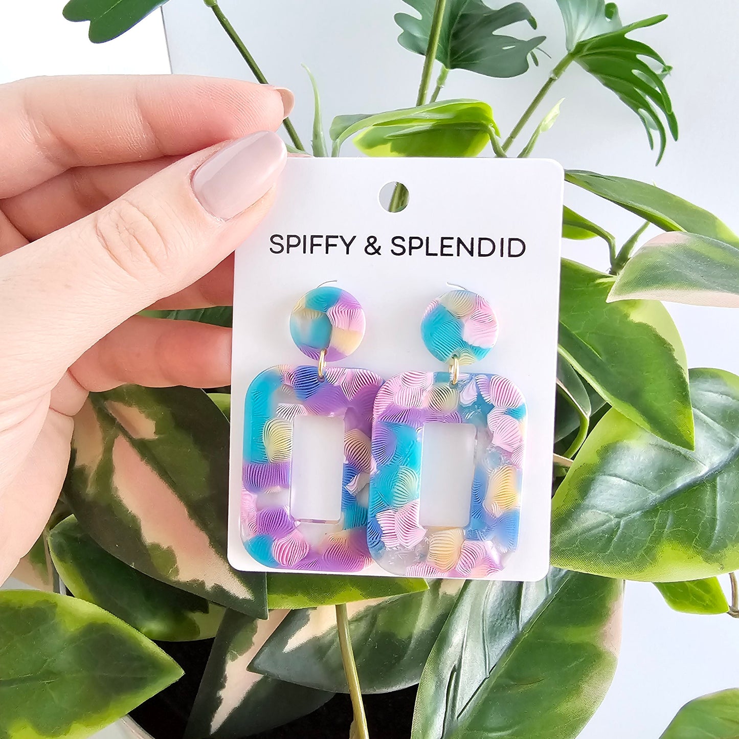 Margot Earrings - Watercolor