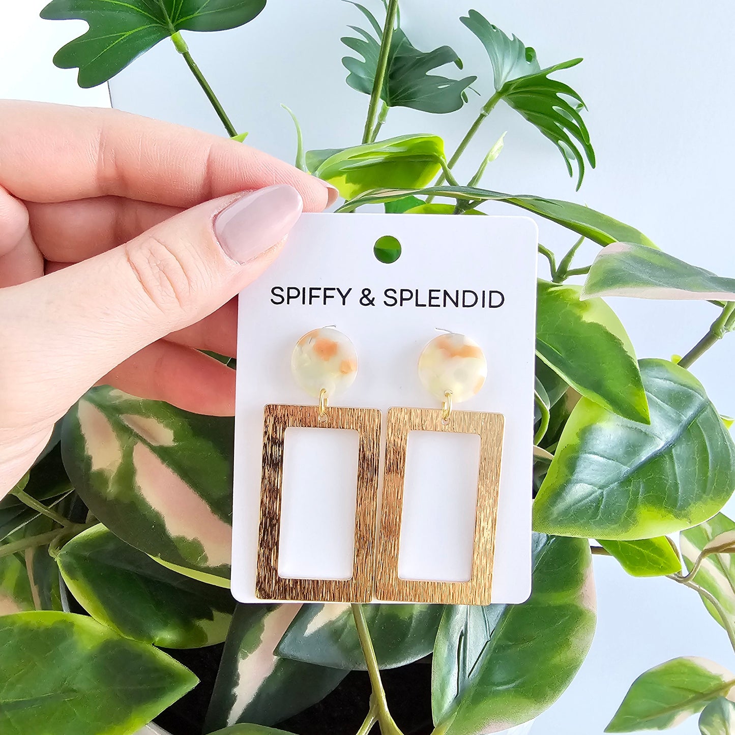 Rebecca Earrings - Orange Dream