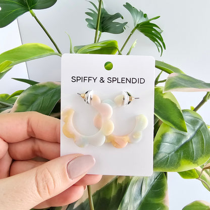 Flora Hoops - Pastel Rainbow