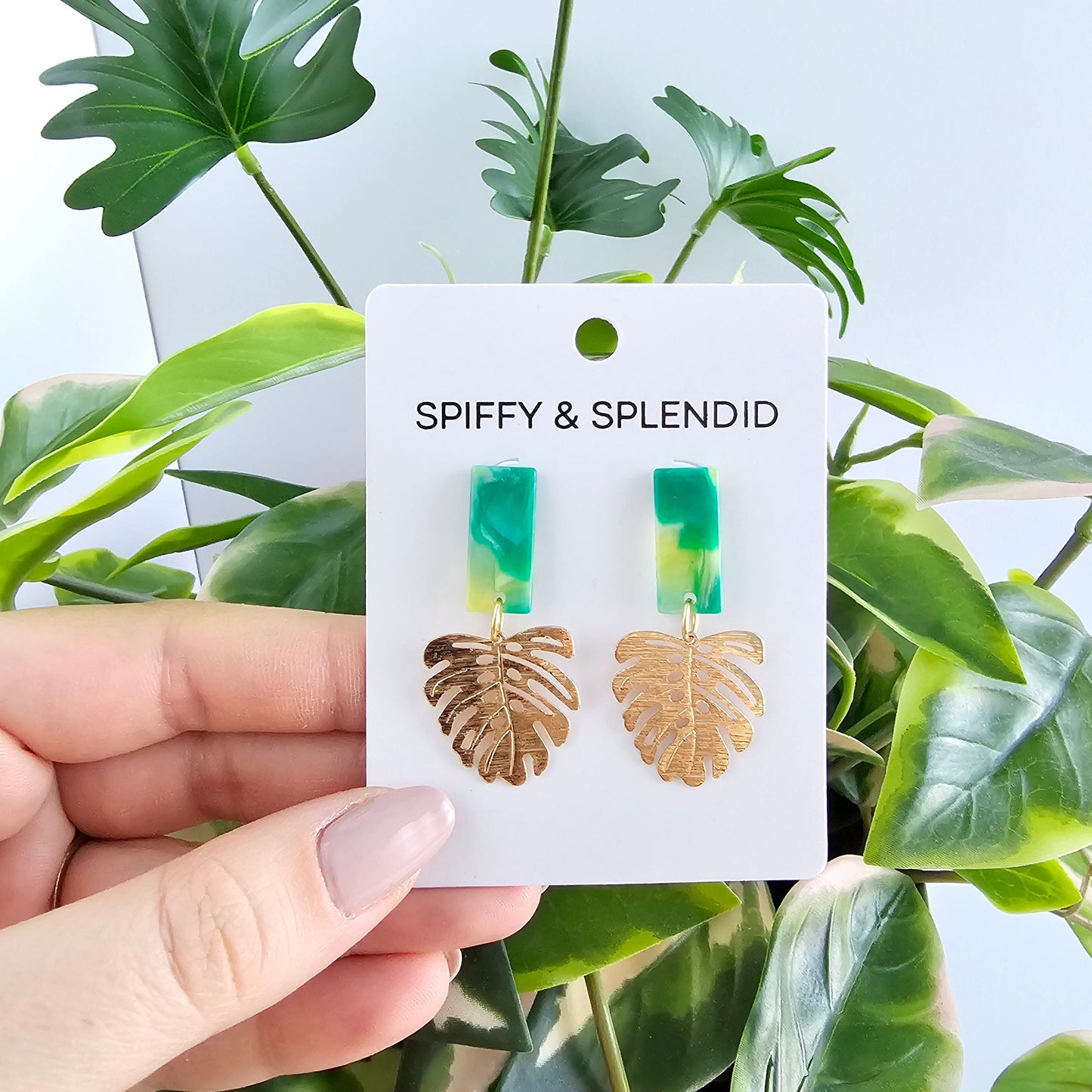 Mini Belize Earrings - Green