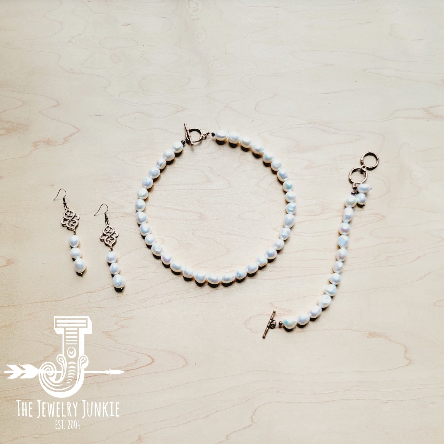 Genuine Freshwater Potatoe Pearl Earrings Wedding Collection 220i